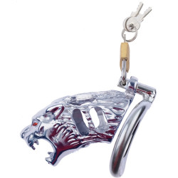 Generique Cage de chasteté en métal Panthera 9 x 3.4cm